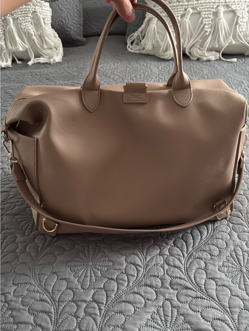 Emmy Vegan Midi MINA BAIE beige diaper bag - Picture 2 of 5